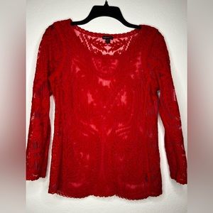 Express- Long Sleeve Lace Shirt